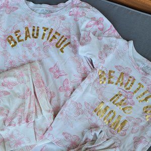 *summer jammies* Mama and me matching pj set "Beautiful"